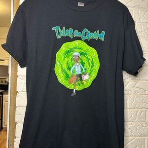 Tyler The Creator - Call Me If You Get Lost Rick And Morty Collab Shirt -Size LG